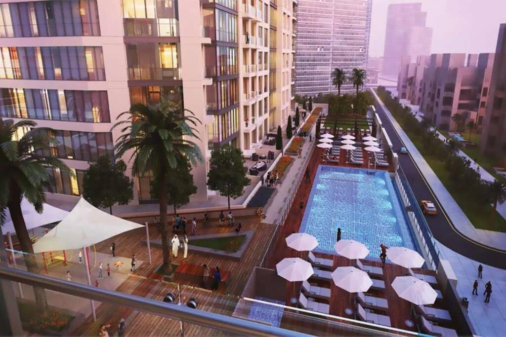 Modern 1-Br Apartment Close To Dubai Mall And Burj Khalifa Exterior photo