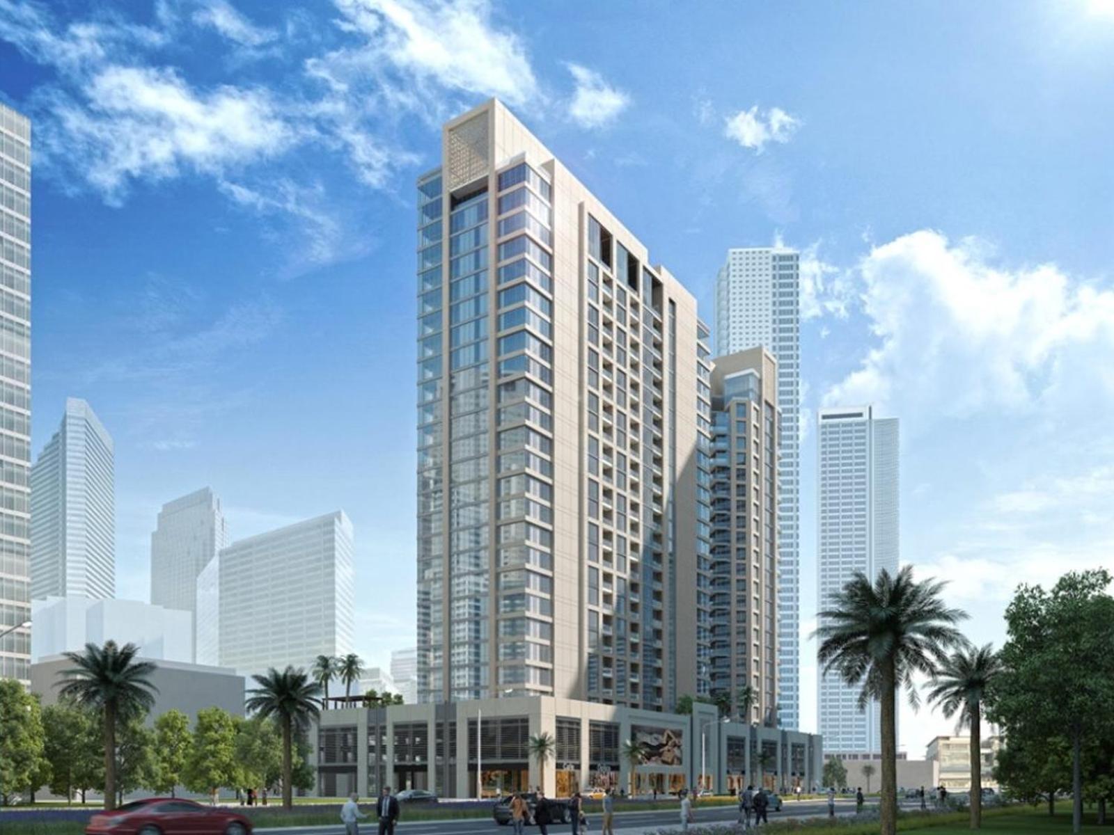 Modern 1-Br Apartment Close To Dubai Mall And Burj Khalifa Exterior photo