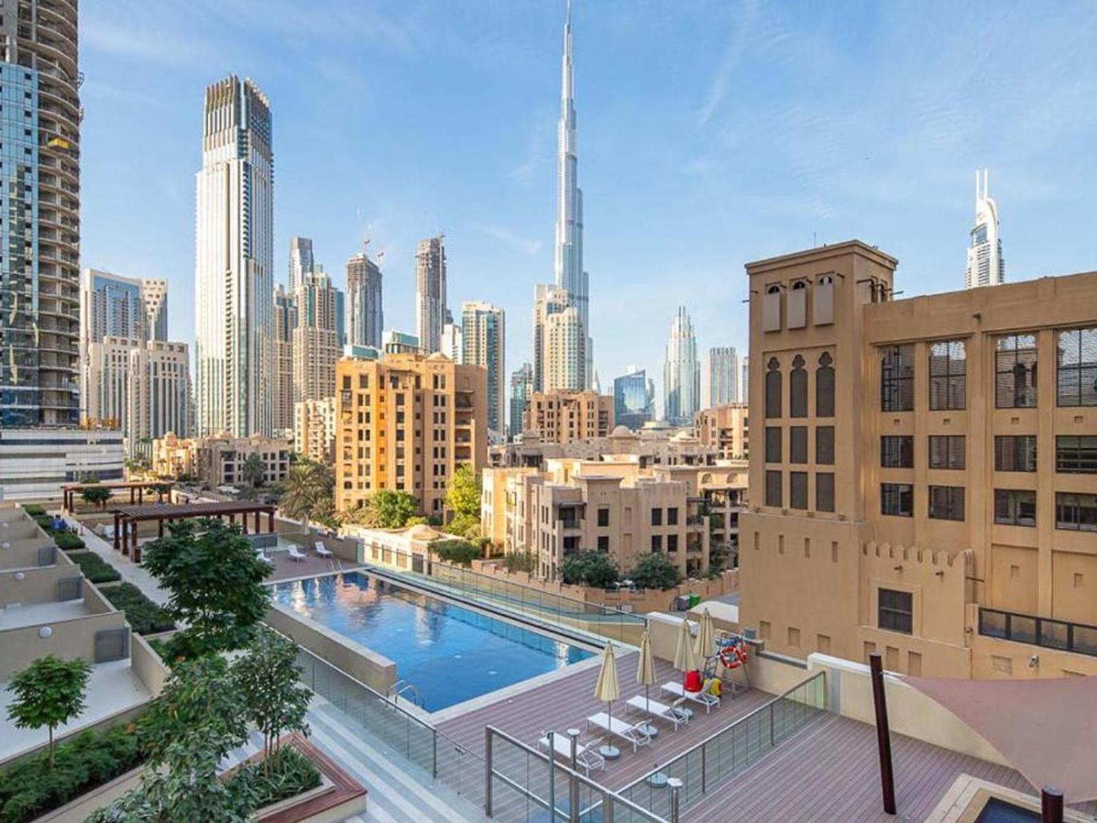 Modern 1-Br Apartment Close To Dubai Mall And Burj Khalifa Exterior photo